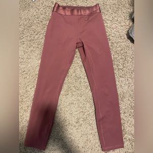muted magenta leggings